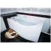 Акриловая ванна Aquanet Borneo 170х90 R на каркасе