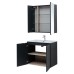Комплект мебели для ванной Aquanet Алвита 00274212 антрацит