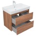 Тумба с раковиной Aquanet Nova Lite 75.7 00305241 дуб шоколадный