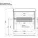 Тумба с раковиной Aquanet Бруклин 70.5 00212597