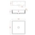 Раковина ArtCeram Scalino 38х38 SCL001 13 00