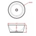 Раковина ArtCeram Wire 43х43 WIL001 03 00
