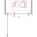 Душевая дверь Belbagno 190х80 UNO-B-1-80-CH-Cr