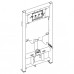 Инсталляция для унитаза BelBagno BB002-80 с кнопкой BB009-MR-BIANCO белый