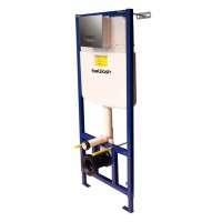 Инсталляция для унитаза BeWash 500RZVSN074HM0000001 с кнопкой 500RZVP0400MKK000001 матовый хром