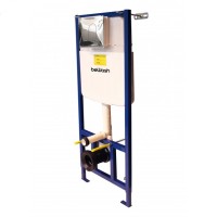 Инсталляция для унитаза BeWash 500RZVSN074HM0000001 с кнопкой 500RZVP0100PK0000001 хром