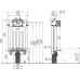 Инсталляция для унитазов AlcaPlast AM100/1000 Alcamodul с кнопкой M73 хром матовый/глянцевый