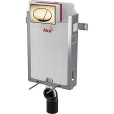 Инсталляция для унитазов AlcaPlast AM115/1000 Renovmodul с кнопкой M75 золото