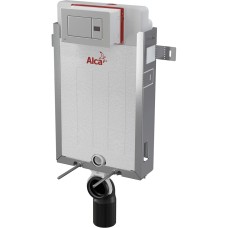 Инсталляция для унитазов AlcaPlast AM115/1000 Renovmodul с кнопкой M279SB матовый хром (от батареи)