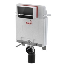 Инсталляция для унитазов AlcaPlast AM100/850 Alcamodul с кнопкой Stripe-Black черный