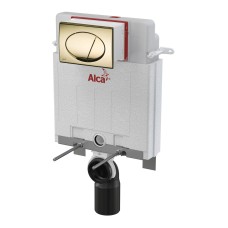Инсталляция для унитазов AlcaPlast AM100/850 Alcamodul с кнопкой M75 золото