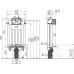 Инсталляция для унитазов AlcaPlast AM100/1000E с кнопкой M75 золото