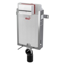 Инсталляция для унитазов AlcaPlast AM115/1000E Renovmodul с кнопкой M1720-1 матовый белый\хром