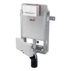 Инсталляция для унитазов AlcaPlast AM115/1000V Renovmodul с кнопкой Stripe-White металл белый