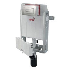 Инсталляция для унитазов AlcaPlast AM115/1000V Renovmodul с кнопкой M472 матовый хром
