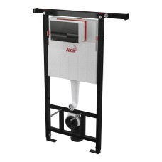 Инсталляция для унитазов AlcaPlast AM102/1120 Jadromodul с кнопкой M1738 черный