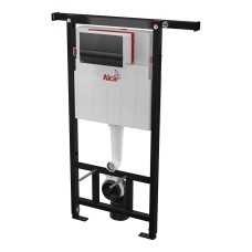 Инсталляция для унитазов AlcaPlast AM102/1120 Jadromodul с кнопкой M1718 черный