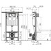 Инсталляция для унитазов AlcaPlast AM102/1120E Jadromodul с кнопкой Stripe-GL1204 стекло черный
