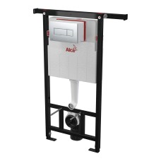 Инсталляция для унитазов AlcaPlast AM102/1120E Jadromodul с кнопкой M371 матовый белый