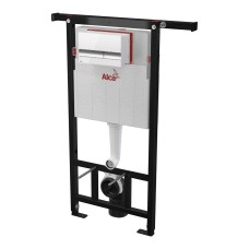 Инсталляция для унитазов AlcaPlast AM102/1120E Jadromodul с кнопкой M1720-1 матовый белый\хром