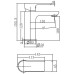 Смеситель для раковины Aquanet Arctic 216775