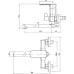 Смеситель для ванны Aquanet Cinetic 216754