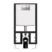 Инсталляция для унитаза Bocchi T02-2115 с кнопкой 8200-0030 матовый хром