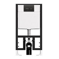 Инсталляция для унитаза Bocchi T02-2115 с кнопкой P61-0190 черный бархатистый