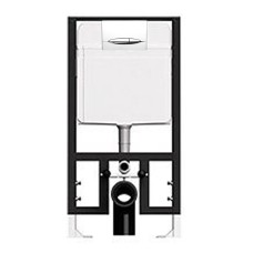 Инсталляция для унитаза Bocchi T02-2115 с кнопкой P46-0003 белый