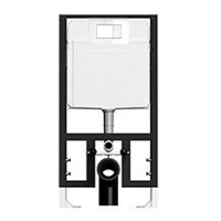 Инсталляция для унитаза Bocchi T02-2115 с кнопкой 8200-0022 белый