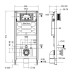 Инсталляция для унитаза Allen Brau Pneumatic 9.11100.20 с кнопкой 9.20003.00 хром