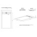 Душевой поддон Allen Brau Infinity 160x90 8.21007-AM антрацит