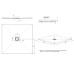Душевой поддон Allen Brau Priority 100x100 8.31005-AM антрацит