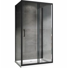 Душевой уголок Abber Schwarzer Diamant 130х75 AG30130B-S75B-S75B