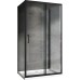 Душевой уголок Abber Schwarzer Diamant 150х75 AG30150B-S75B-S75B