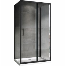 Душевой уголок Abber Schwarzer Diamant 150х85 AG30150B-S85B-S85B