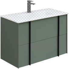 Тумба под раковину Allen Brau Reality 90 1.32006.CGM олива матовый