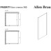 Душевая перегородка Allen Brau Priority 90х200 3.31044.BA серебро браш
