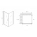 Душевой уголок Abber Sonnenstrand 70х75 AG04070-S75