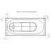 Акриловая ванна Aquanet Lotos 169.8х75.2 на каркасе