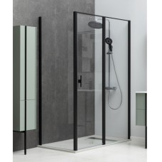 Душевой уголок Allen Brau Priority 100x80 3.31006.BBA + 3.31015.BBA черный браш