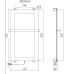 Электрический полотенцесушитель Allen Brau Infinity 80х44 00305018