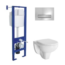 Унитаз с инсталляцией Berges Аtom Line 043316