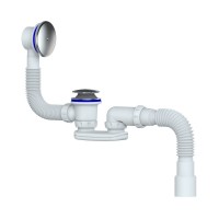 Слив перелив для ванны Black&White Swan 17573D