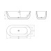 Акриловая ванна BelBagno 180х80 BB706-1800-800