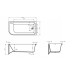 Акриловая ванна BelBagno 150х73 BB712-1500-730-R