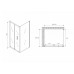 Душевой уголок Abber Sonnenstrand 100х90 AG07100B-S90B