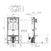 Инсталляция для унитаза AlcaPlast AM101/1120 M70-0001