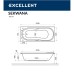 Акриловая ванна Excellent Sekwana 170х75