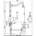 Смеситель Cezares Margot LSM2-01-Bi для раковины